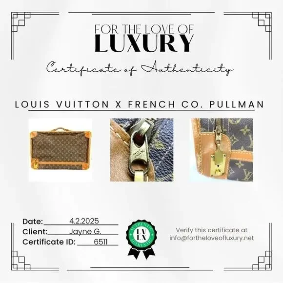 LOUIS VUITTON MONOGRAM CANVAS TRAVEL BAG – VINTAGE LV LOGO LUGGAGE - Picture 16 of 16